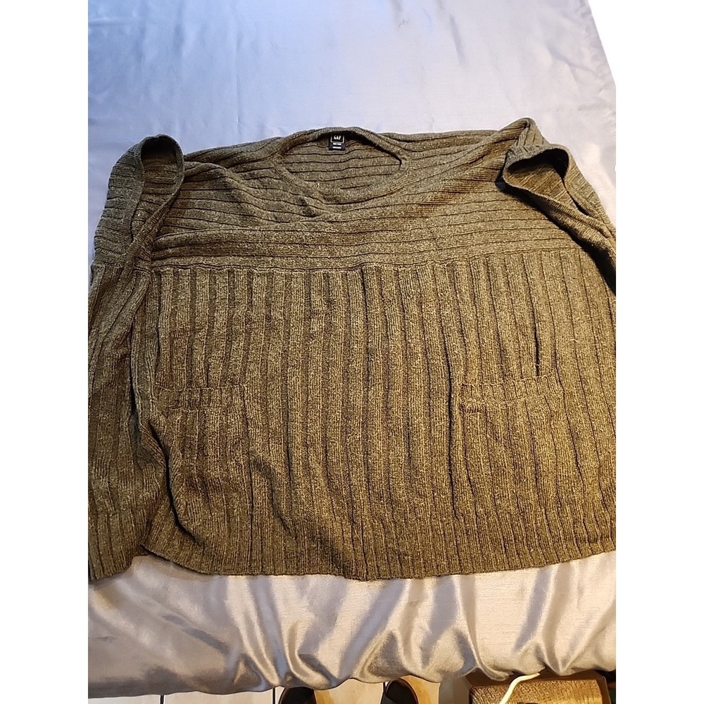 Gap One Size Oversized‎ Green Knit Sweater